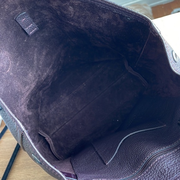 LONGCHAMP Rousseau North South Tote in Aubergine - Picture 6 of 8